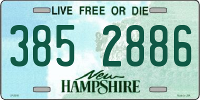 NH license plate 3852886