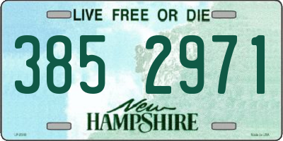 NH license plate 3852971