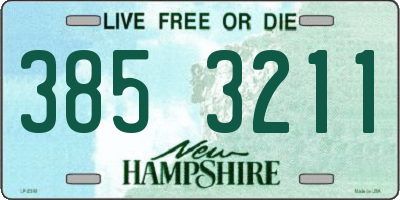 NH license plate 3853211