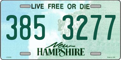 NH license plate 3853277