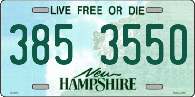 NH license plate 3853550