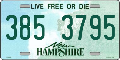 NH license plate 3853795