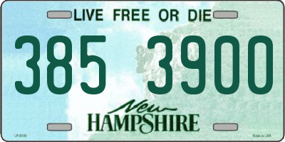 NH license plate 3853900
