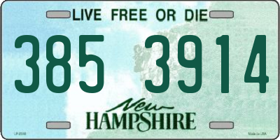 NH license plate 3853914