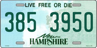 NH license plate 3853950