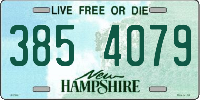 NH license plate 3854079