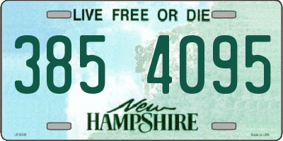 NH license plate 3854095