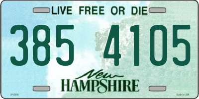 NH license plate 3854105