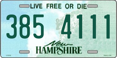 NH license plate 3854111