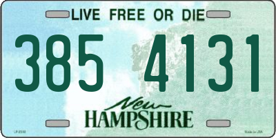 NH license plate 3854131