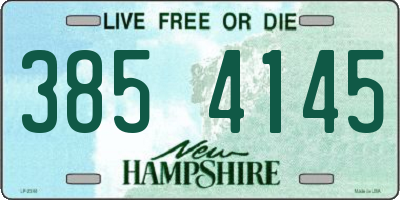 NH license plate 3854145