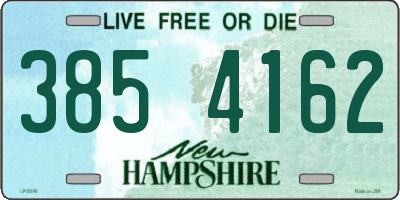 NH license plate 3854162