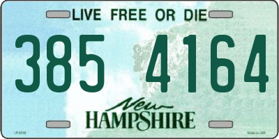 NH license plate 3854164