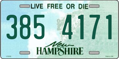 NH license plate 3854171