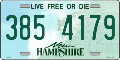 NH license plate 3854179