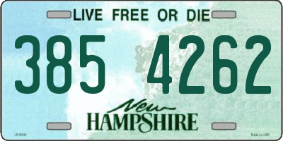 NH license plate 3854262