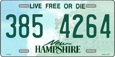 NH license plate 3854264