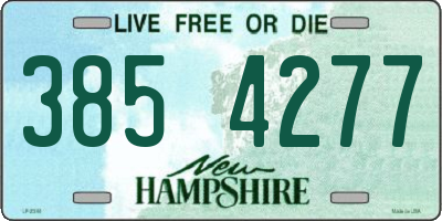 NH license plate 3854277