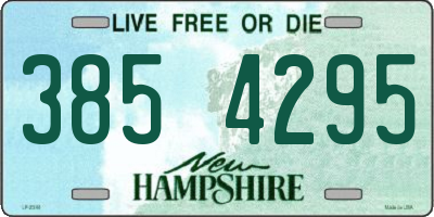 NH license plate 3854295