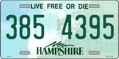 NH license plate 3854395