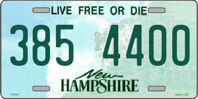 NH license plate 3854400