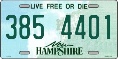 NH license plate 3854401