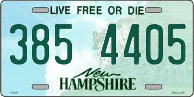 NH license plate 3854405