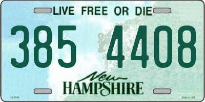 NH license plate 3854408