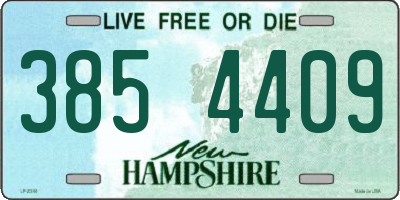 NH license plate 3854409