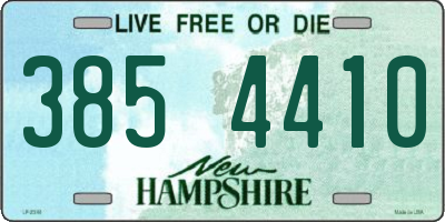 NH license plate 3854410