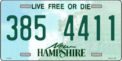 NH license plate 3854411