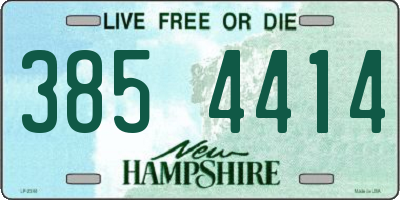 NH license plate 3854414