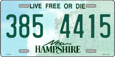 NH license plate 3854415