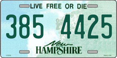 NH license plate 3854425