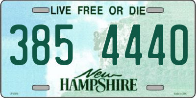 NH license plate 3854440