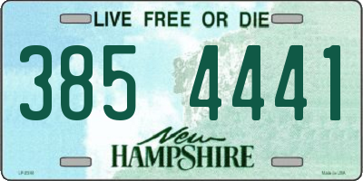NH license plate 3854441