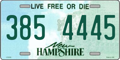 NH license plate 3854445