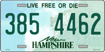 NH license plate 3854462