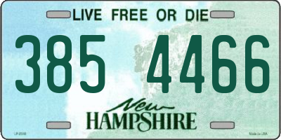 NH license plate 3854466