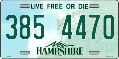 NH license plate 3854470