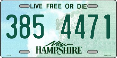 NH license plate 3854471