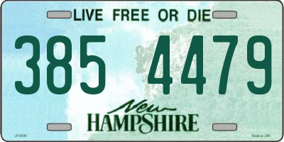 NH license plate 3854479