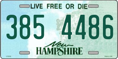 NH license plate 3854486