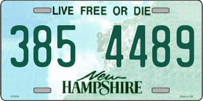 NH license plate 3854489