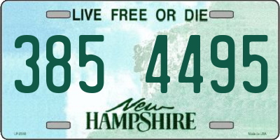NH license plate 3854495