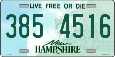 NH license plate 3854516