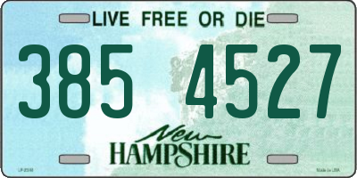 NH license plate 3854527