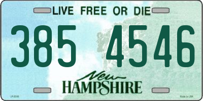 NH license plate 3854546