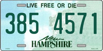 NH license plate 3854571