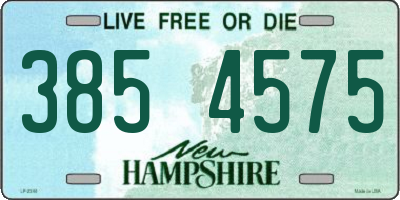 NH license plate 3854575